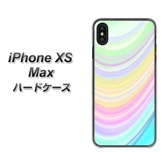 iPhone XS Max 高画質仕上げ 背面印刷 ハードケース【YJ312 カラー レインボー】