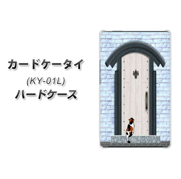 docomo カードケータイ KY-01 高画質仕上げ 背面印刷 ハードケース【YA951 石ドア01】