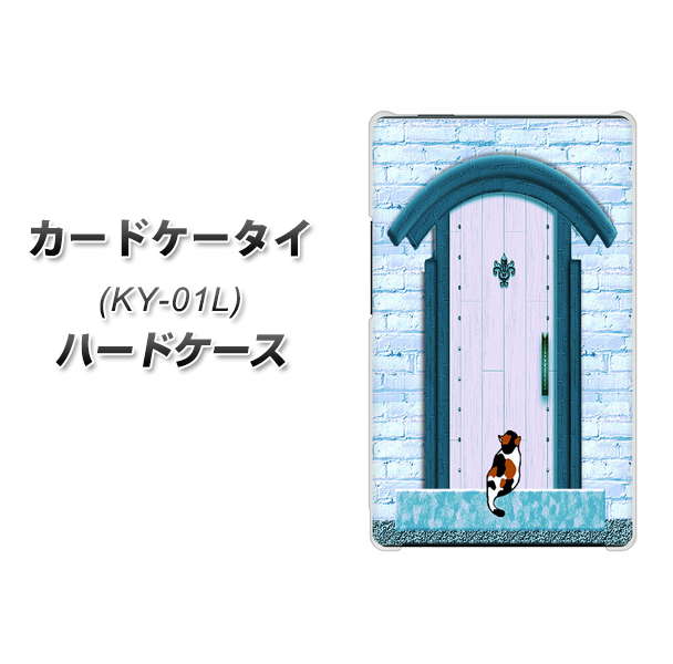docomo カードケータイ KY-01 高画質仕上げ 背面印刷 ハードケース【YA953 石ドア03 素材クリア】