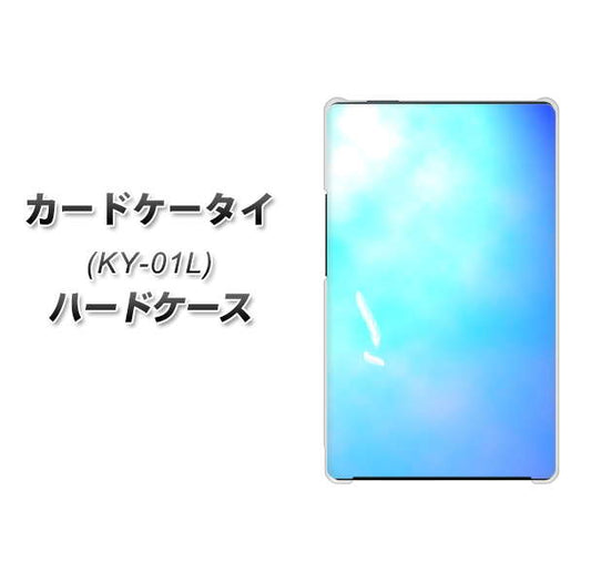 docomo カードケータイ KY-01 高画質仕上げ 背面印刷 ハードケース【YJ291 デザイン 光】