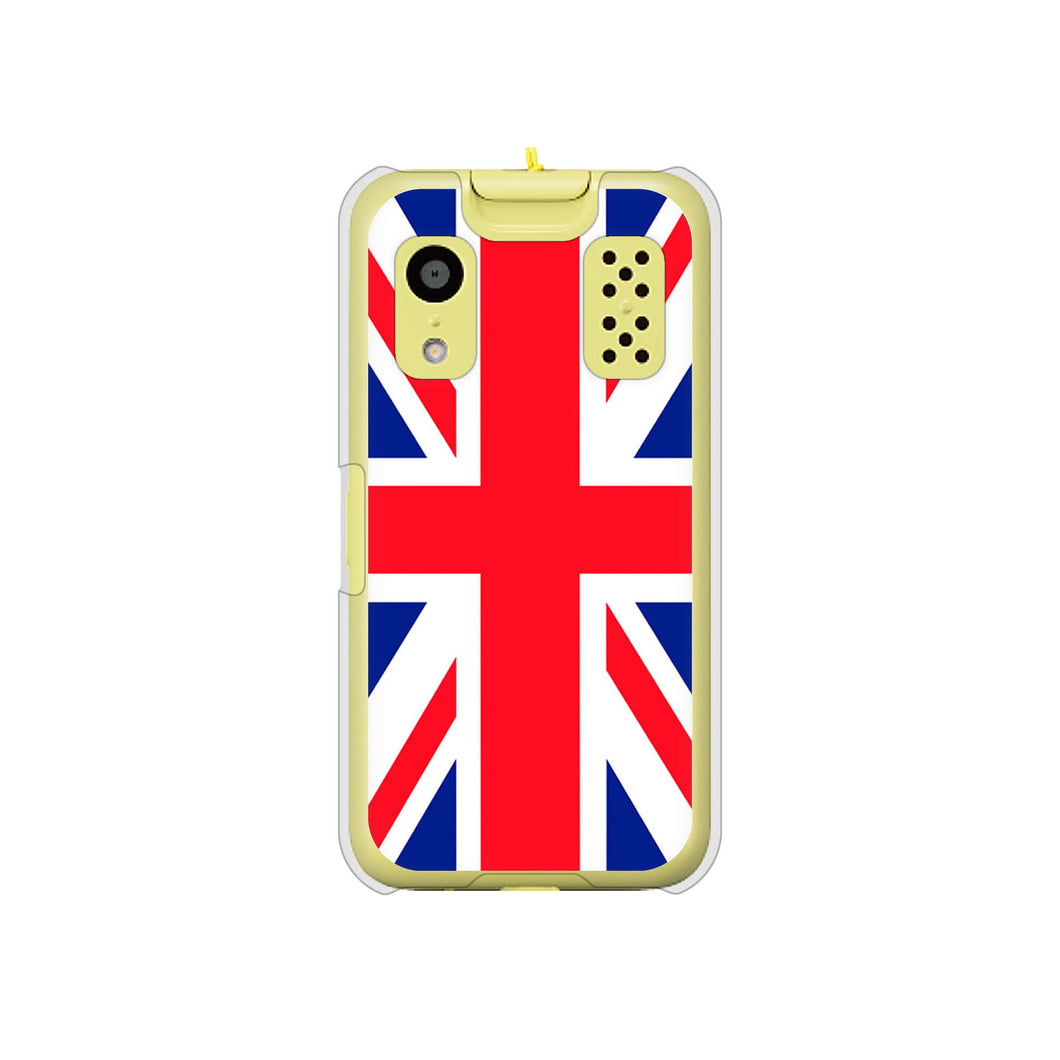 キッズケータイ KY-41C docomo 高画質仕上げ 背面印刷 ハードケース【200 イギリス (ユニオン・ジャック)】