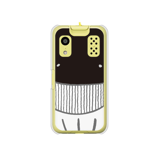 キッズケータイ KY-41C docomo 高画質仕上げ 背面印刷 ハードケース【355 くじら】