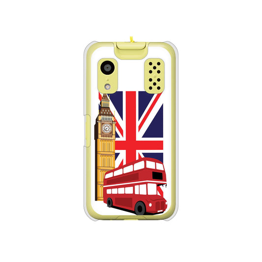 キッズケータイ KY-41C docomo 高画質仕上げ 背面印刷 ハードケース【573 イギリス】