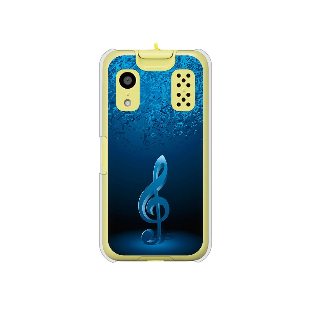 キッズケータイ KY-41C docomo 高画質仕上げ 背面印刷 ハードケース【588 オーケストラ】