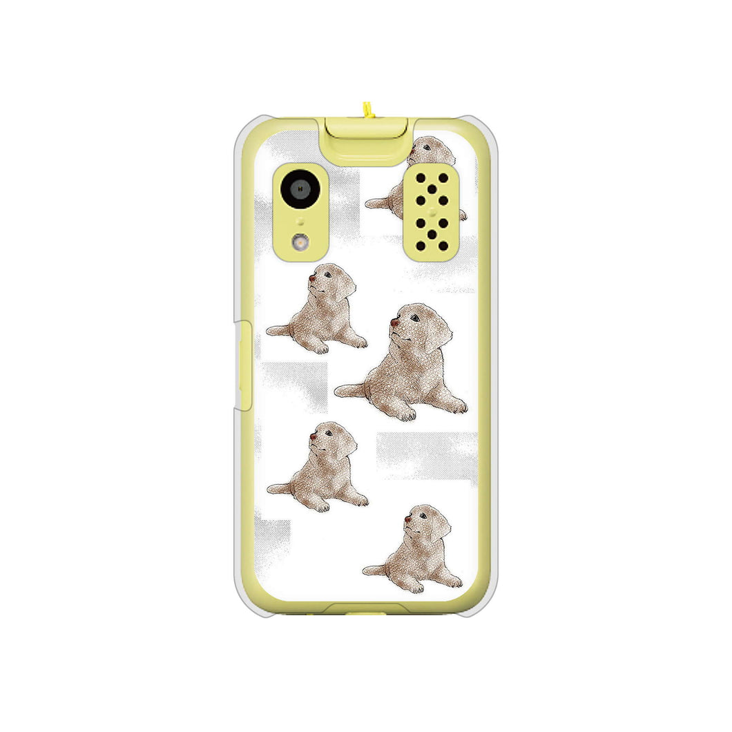 キッズケータイ KY-41C docomo 高画質仕上げ 背面印刷 ハードケース【YD823 ラブラドールレトリバー04】