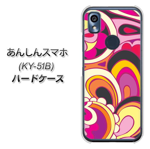 あんしんスマホ KY-51B docomo 高画質仕上げ 背面印刷 ハードケース【586 ブローアップカラー】