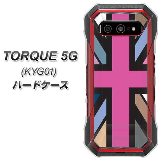 au トルク 5G KYG01 高画質仕上げ 背面印刷 ハードケース【507 ユニオンジャック デスカラー】