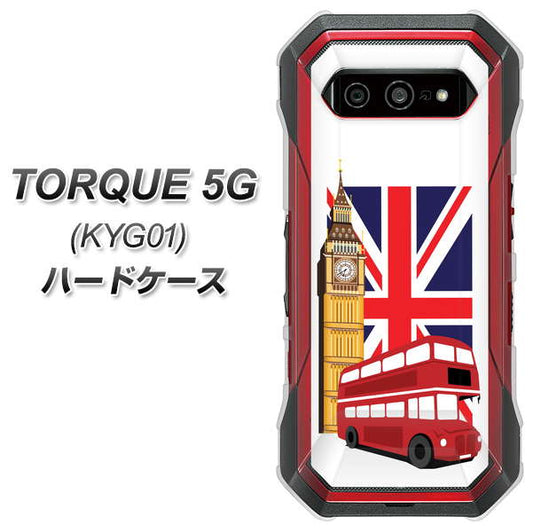 au トルク 5G KYG01 高画質仕上げ 背面印刷 ハードケース【573 イギリス】