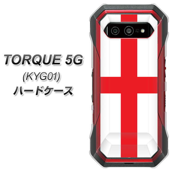 au トルク 5G KYG01 高画質仕上げ 背面印刷 ハードケース【677 イングランド】