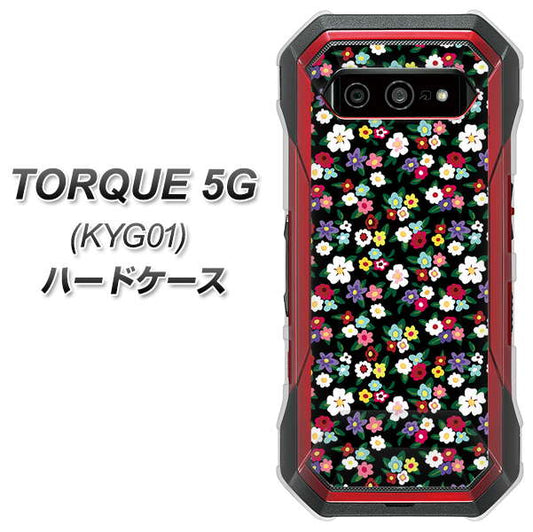 au トルク 5G KYG01 高画質仕上げ 背面印刷 ハードケース【778 マイクロリバティプリントBK】