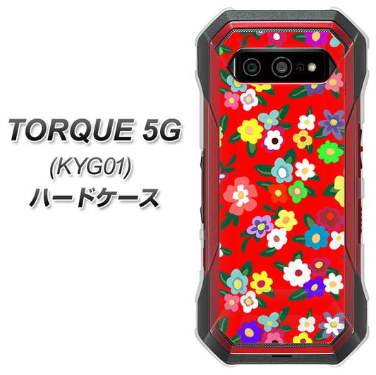 au トルク 5G KYG01 高画質仕上げ 背面印刷 ハードケース【780 リバティプリントRD】