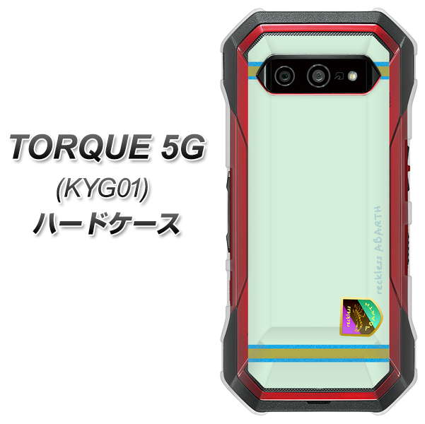 au トルク 5G KYG01 高画質仕上げ 背面印刷 ハードケース【YC938 アバルト09】