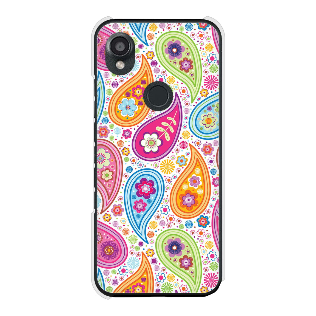 DIGNO SX3 KYG02 au 高画質仕上げ 背面印刷 ハードケースペイズリー