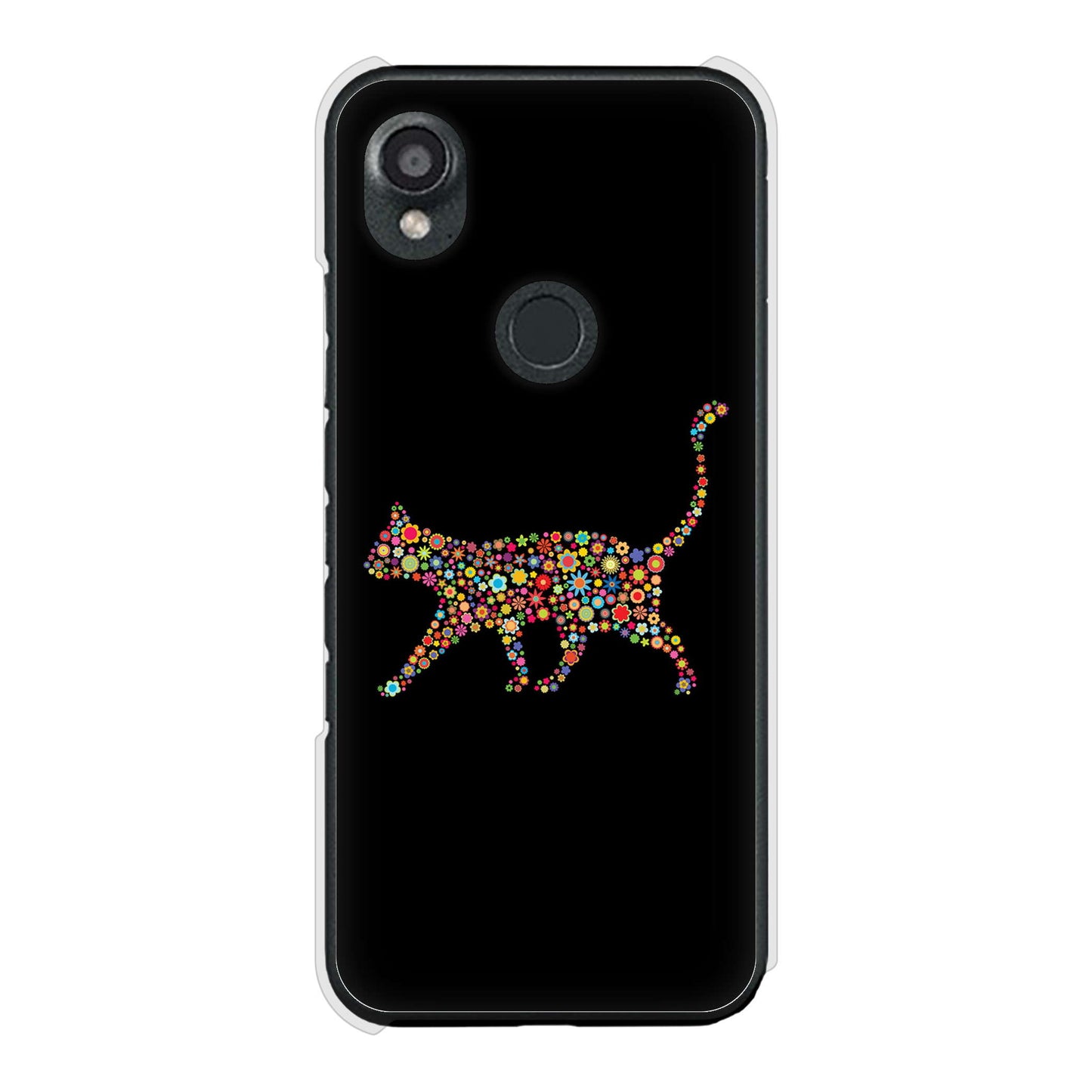 DIGNO SX3 KYG02 au 高画質仕上げ 背面印刷 ハードケース 【406 カラフルキャット】