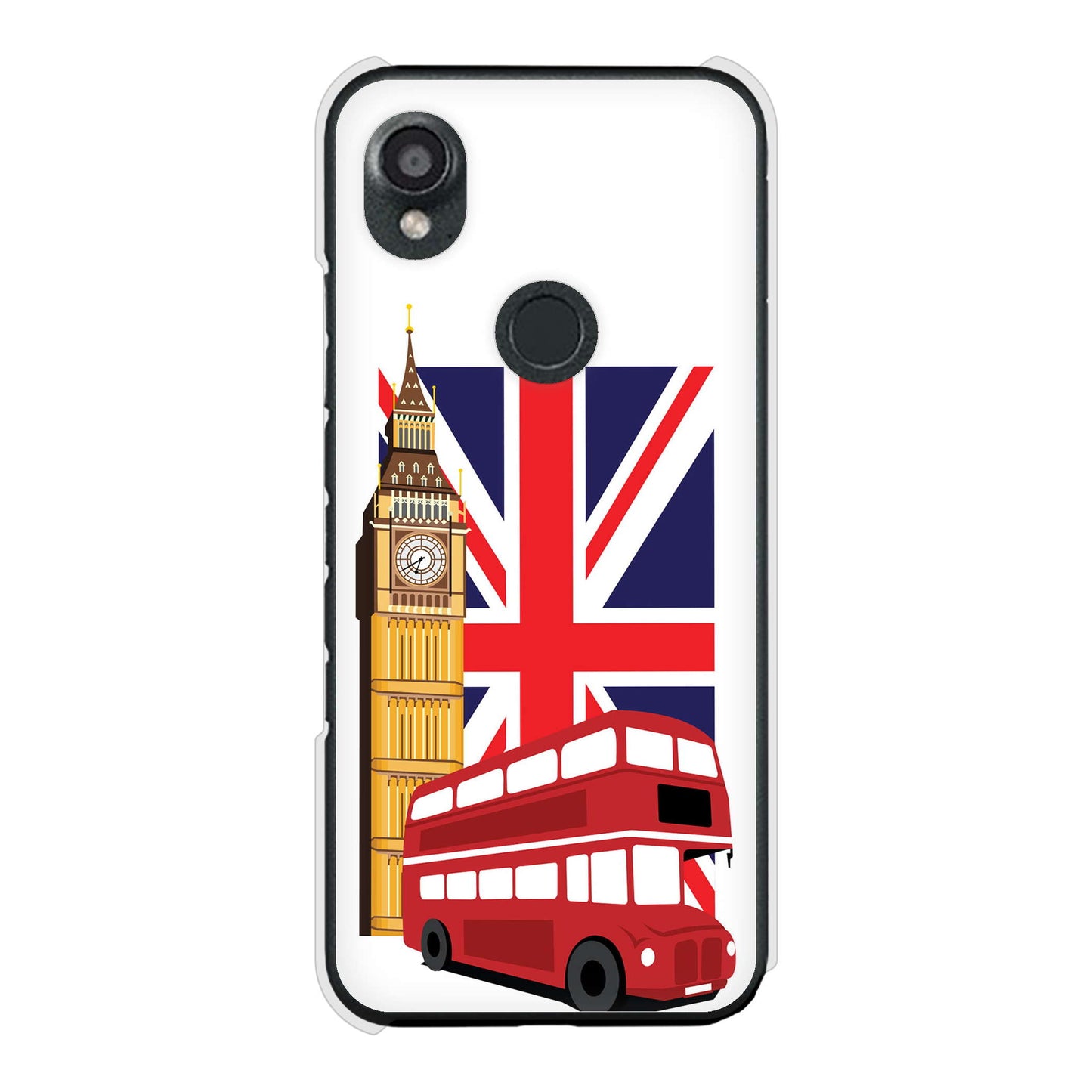 DIGNO SX3 KYG02 au 高画質仕上げ 背面印刷 ハードケースイギリスの風景