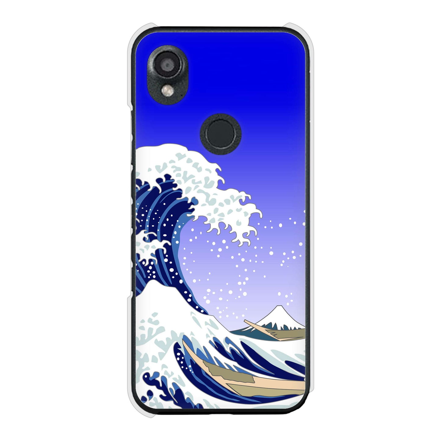 DIGNO SX3 KYG02 au 高画質仕上げ 背面印刷 ハードケース 【625 波に富士】
