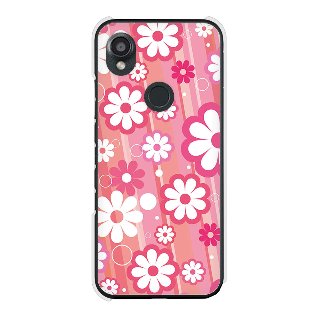 DIGNO SX3 KYG02 au 高画質仕上げ 背面印刷 ハードケース 【751 マーガレット(ピンク系)】