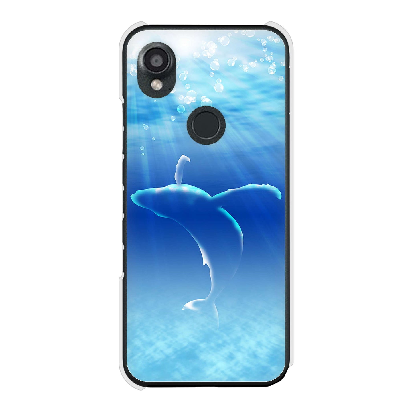 DIGNO SX3 KYG02 au 高画質仕上げ 背面印刷 ハードケース海の守り神