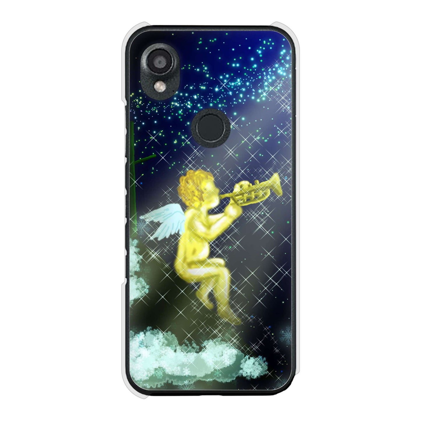 DIGNO SX3 KYG02 au 高画質仕上げ 背面印刷 ハードケース 【1248 天使の演奏】