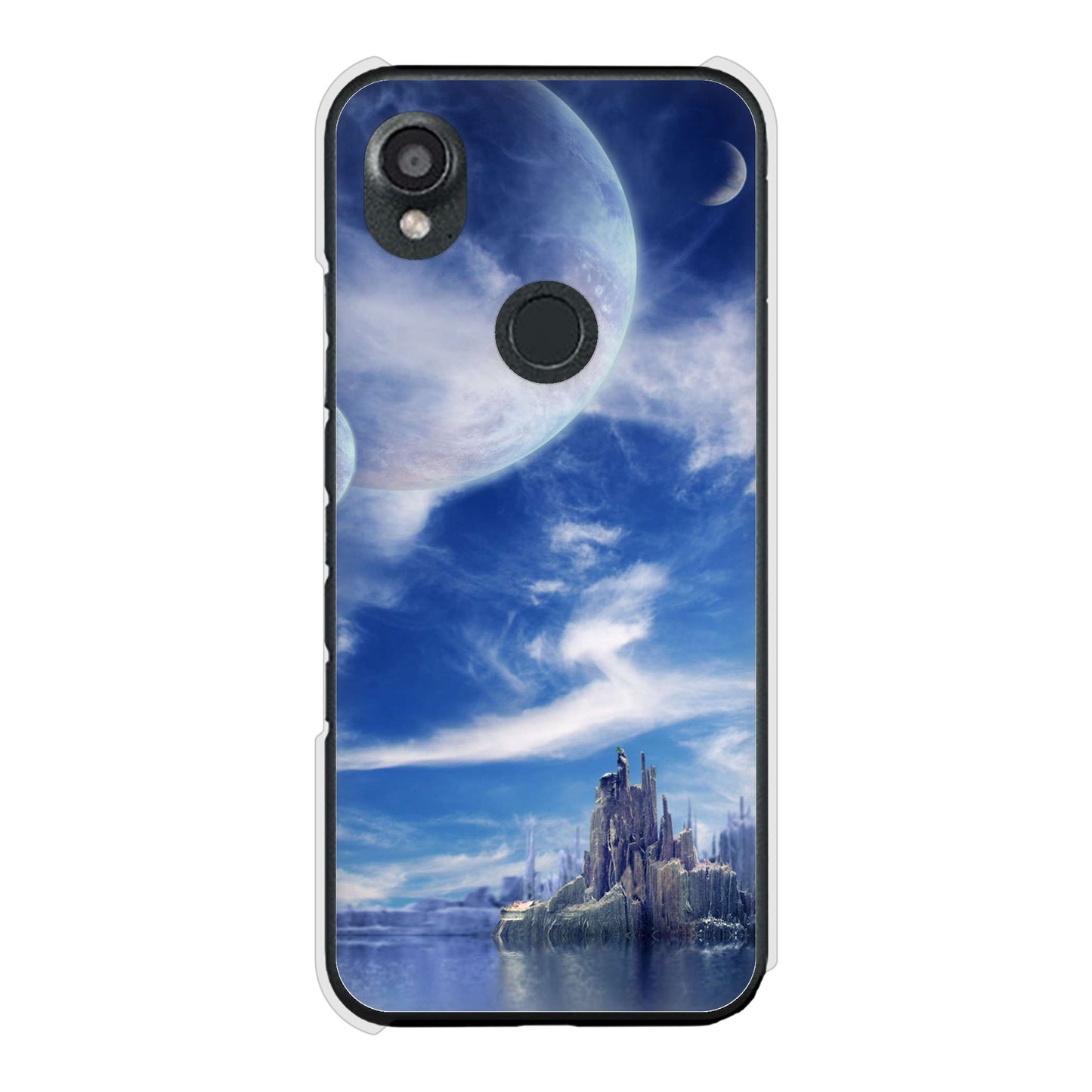 DIGNO SX3 KYG02 au 高画質仕上げ 背面印刷 ハードケース 【1270 広がる宇宙】