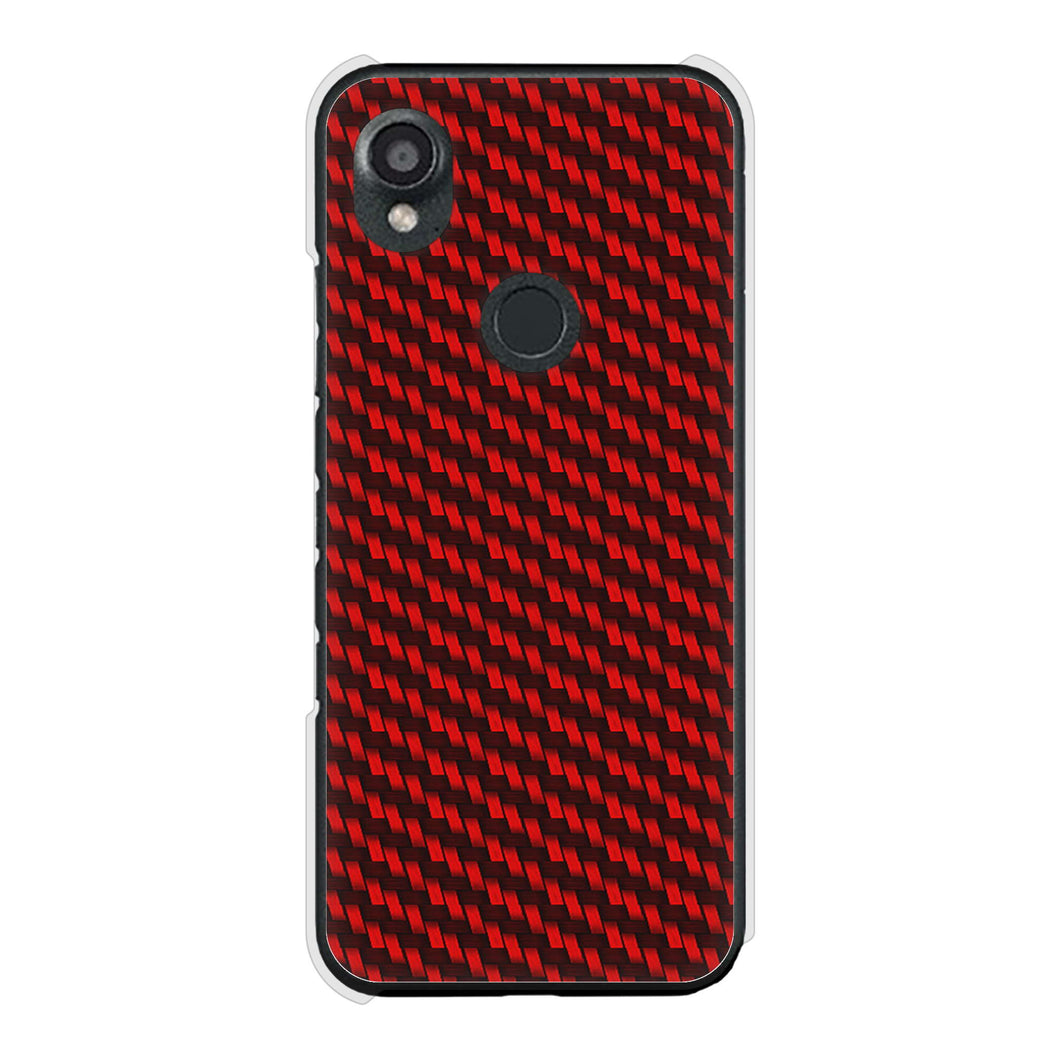 DIGNO SX3 KYG02 au 高画質仕上げ 背面印刷 ハードケースカーボン