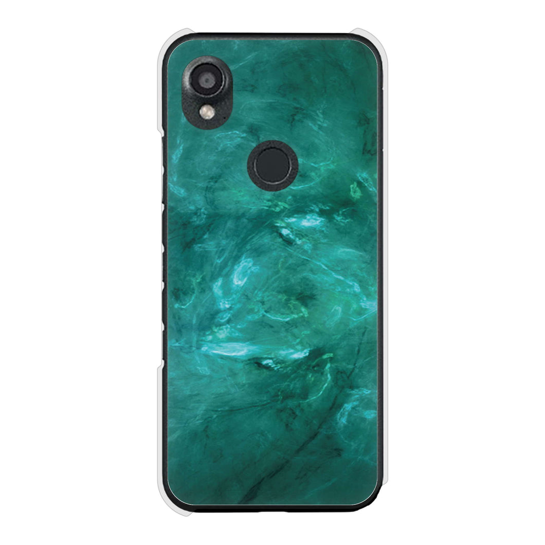 DIGNO SX3 KYG02 au 高画質仕上げ 背面印刷 ハードケース大理石BK