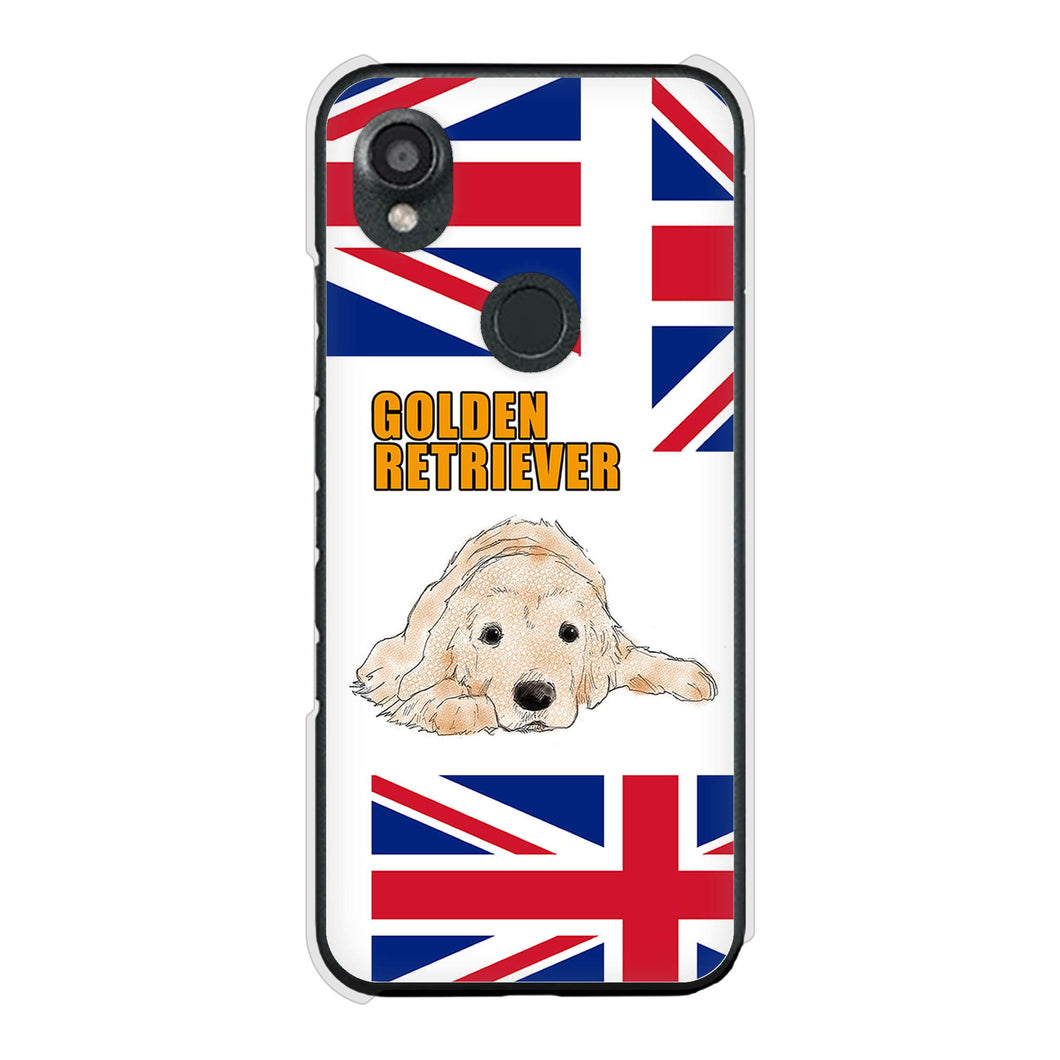 DIGNO SX3 KYG02 au 高画質仕上げ 背面印刷 ハードケースゴールデンレトリバー