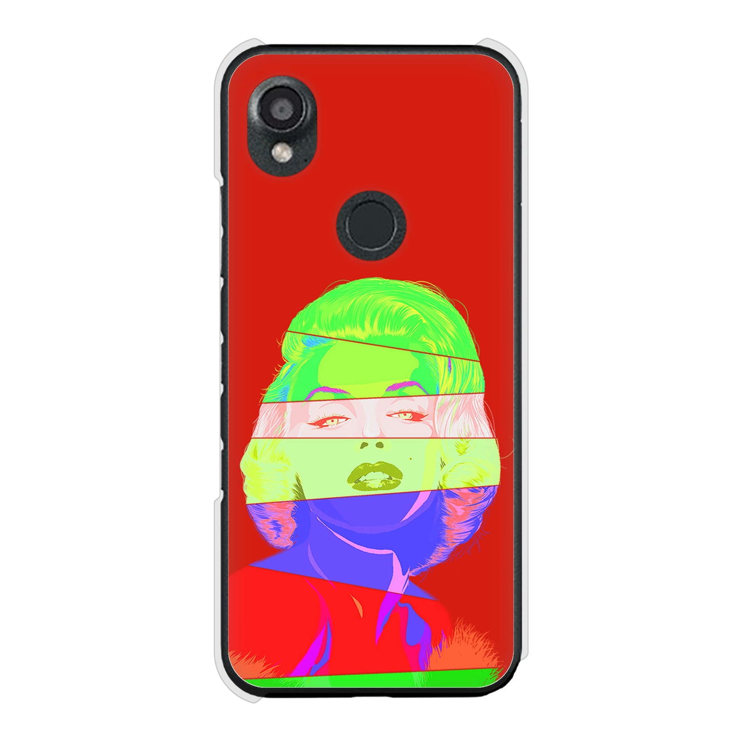 DIGNO SX3 KYG02 au 高画質仕上げ 背面印刷 ハードケースマリリンモンローデザイン