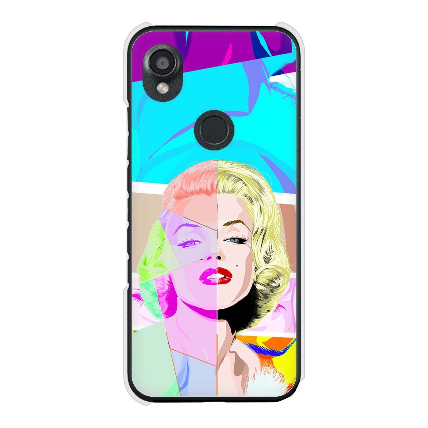 DIGNO SX3 KYG02 au 高画質仕上げ 背面印刷 ハードケースマリリンモンローデザイン