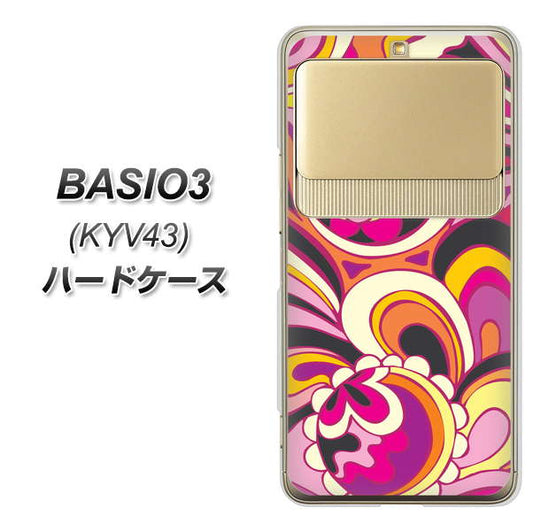 au ベイシオ3 KYV43 高画質仕上げ 背面印刷 ハードケース【586 ブローアップカラー】