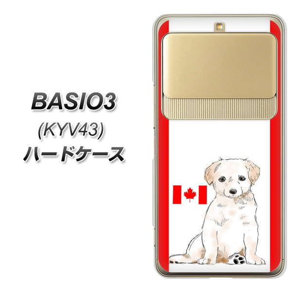au ベイシオ3 KYV43 高画質仕上げ 背面印刷 ハードケース【YD824 ラブラドールレトリバー05】