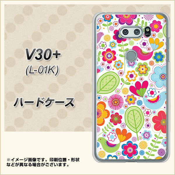 docomo V30+ L-01K 高画質仕上げ 背面印刷 ハードケース【477 幸せな絵】