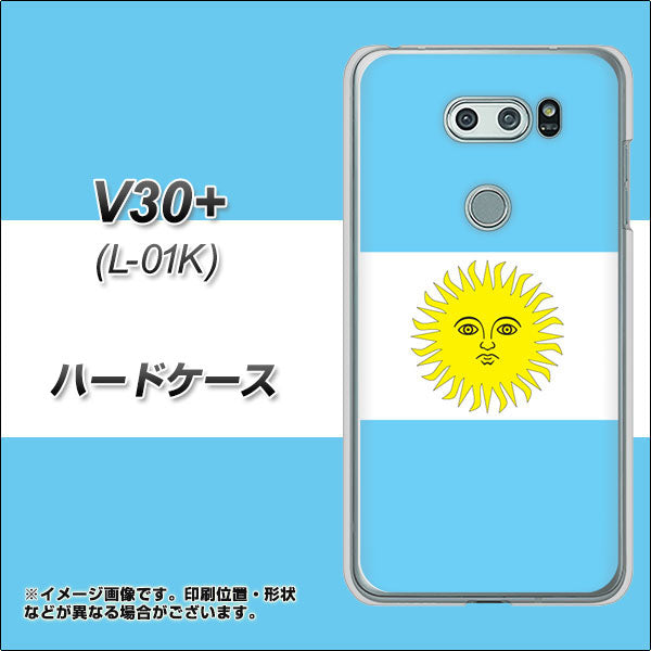 docomo V30+ L-01K 高画質仕上げ 背面印刷 ハードケース【666 アルゼンチン】