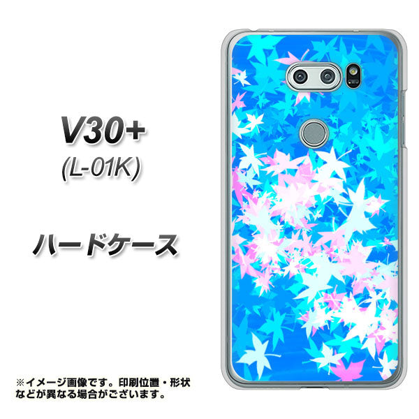 docomo V30+ L-01K 高画質仕上げ 背面印刷 ハードケース【YJ290 デザインもみじ】