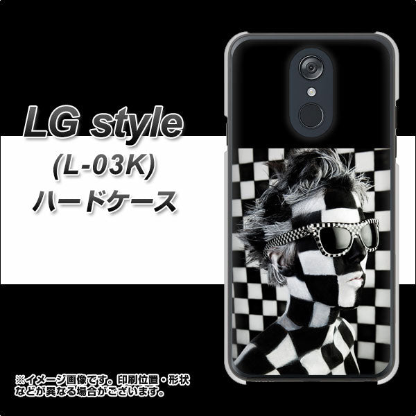 docomo LG style L-03K 高画質仕上げ 背面印刷 ハードケース【357 bk&wh】