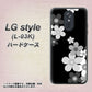 docomo LG style L-03K 高画質仕上げ 背面印刷 ハードケース【1334 桜のフレーム】