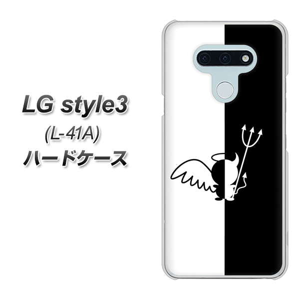 docomo LG style3 L-41A 高画質仕上げ 背面印刷 ハードケース【027 ハーフデビット】
