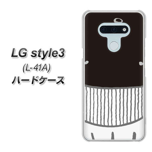 docomo LG style3 L-41A 高画質仕上げ 背面印刷 ハードケース【355 くじら】