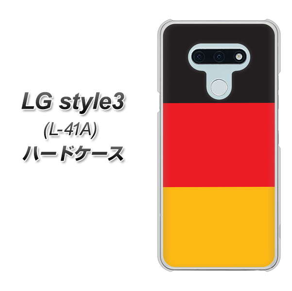 docomo LG style3 L-41A 高画質仕上げ 背面印刷 ハードケース【675 ドイツ】