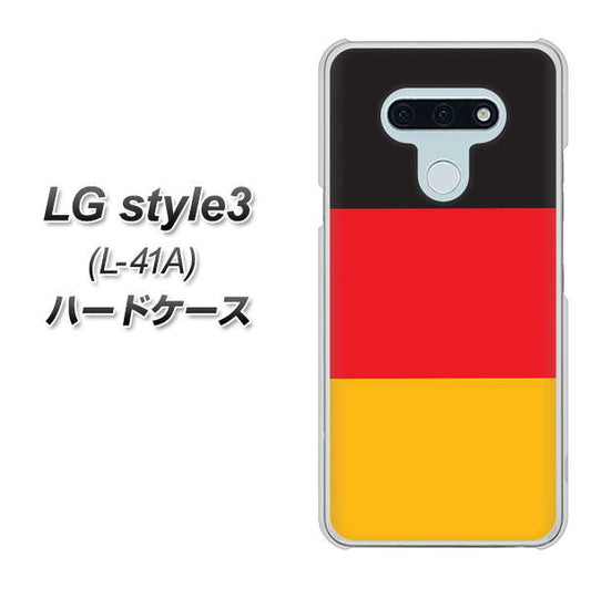 docomo LG style3 L-41A 高画質仕上げ 背面印刷 ハードケース【675 ドイツ】