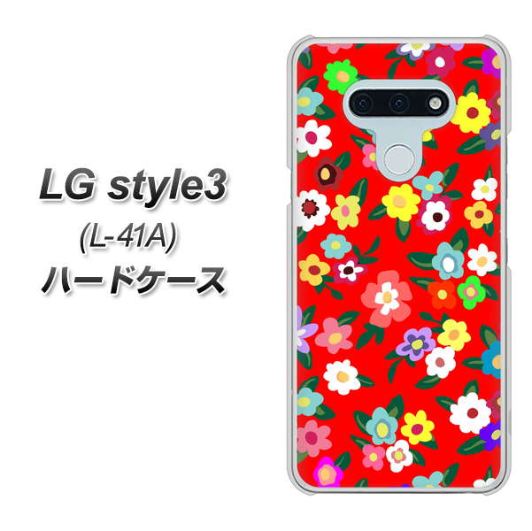 docomo LG style3 L-41A 高画質仕上げ 背面印刷 ハードケース【780 リバティプリントRD】