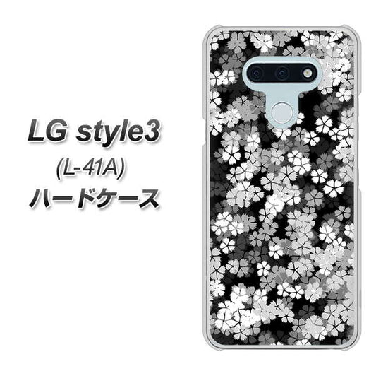 docomo LG style3 L-41A 高画質仕上げ 背面印刷 ハードケース【1332 夜桜】