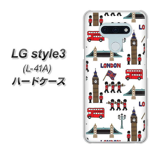 docomo LG style3 L-41A 高画質仕上げ 背面印刷 ハードケース【EK811 ロンドンの街】