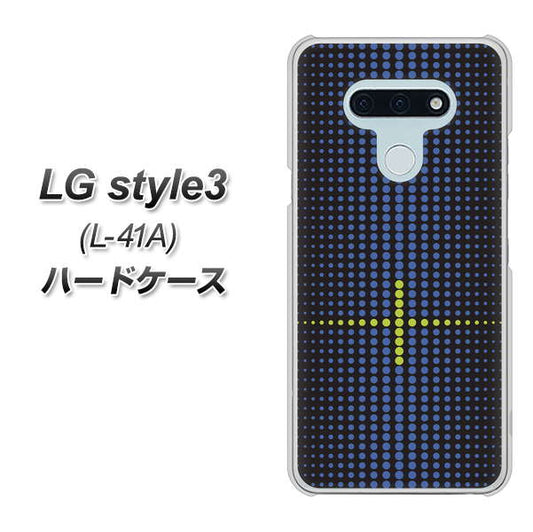 docomo LG style3 L-41A 高画質仕上げ 背面印刷 ハードケース【IB907  グラデーションドット】