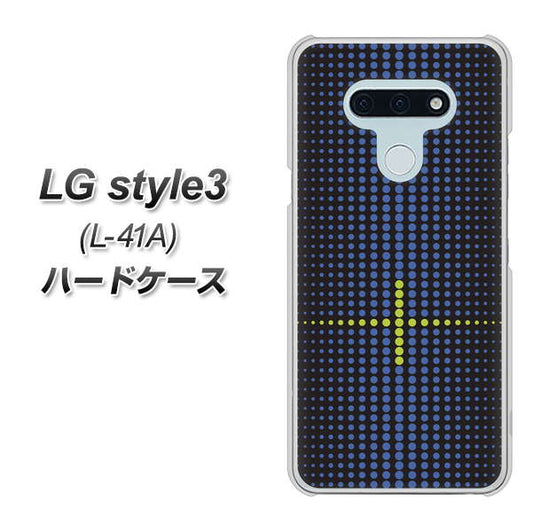 docomo LG style3 L-41A 高画質仕上げ 背面印刷 ハードケース【IB907 グラデーションドット】