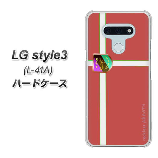 docomo LG style3 L-41A 高画質仕上げ 背面印刷 ハードケース【YC934 アバルト05】