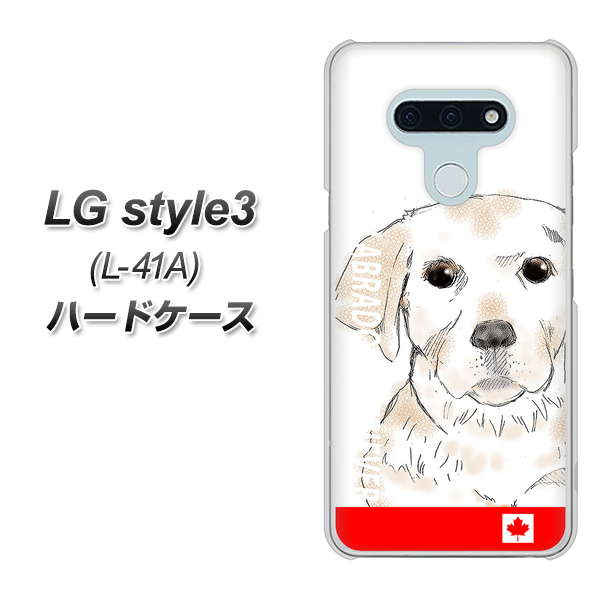 docomo LG style3 L-41A 高画質仕上げ 背面印刷 ハードケース【YD821 ラブラドールレトリバー02】