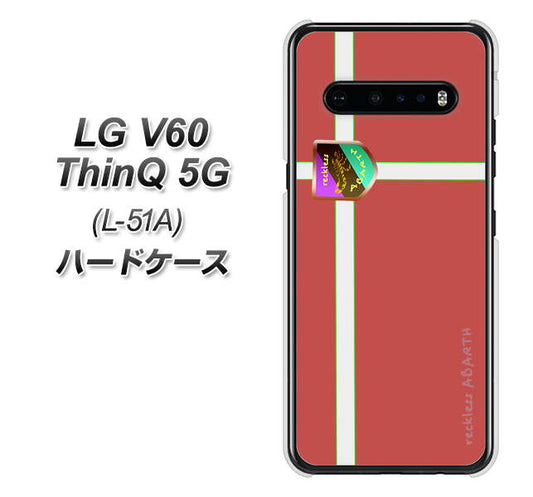 docomo LG V60 ThinQ 5G L-51A 高画質仕上げ 背面印刷 ハードケース【YC934 アバルト05】