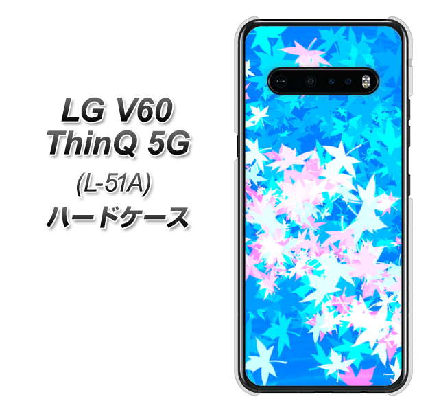 docomo LG V60 ThinQ 5G L-51A 高画質仕上げ 背面印刷 ハードケース【YJ290 デザインもみじ】