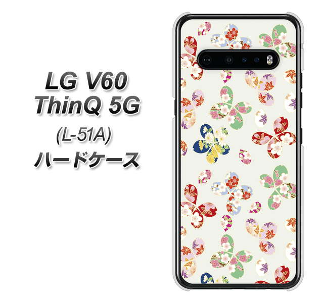 docomo LG V60 ThinQ 5G L-51A 高画質仕上げ 背面印刷 ハードケース【YJ326 和柄 模様】